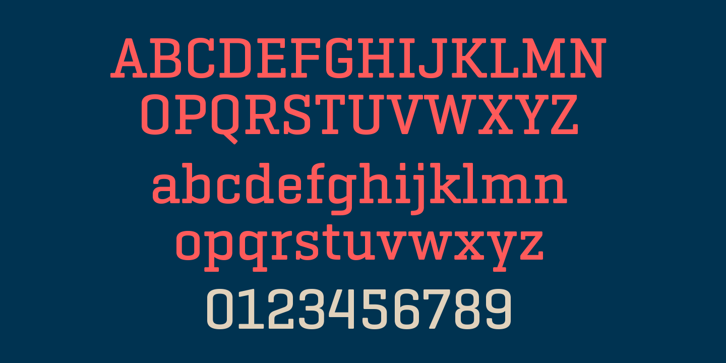 Geogrotesque Slab Ultra Light Font preview